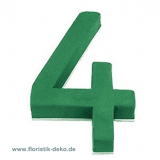 Nass Steckschaum Zahl Nr. 4 VE 1 St.