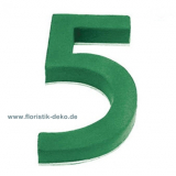 Nass Steckschaum Zahl Nr. 5 VE 1 St.