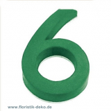 Nass Steckschaum Zahl Nr. 6 VE 1 St.