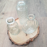 Baumscheibe mit Glasvasen Set